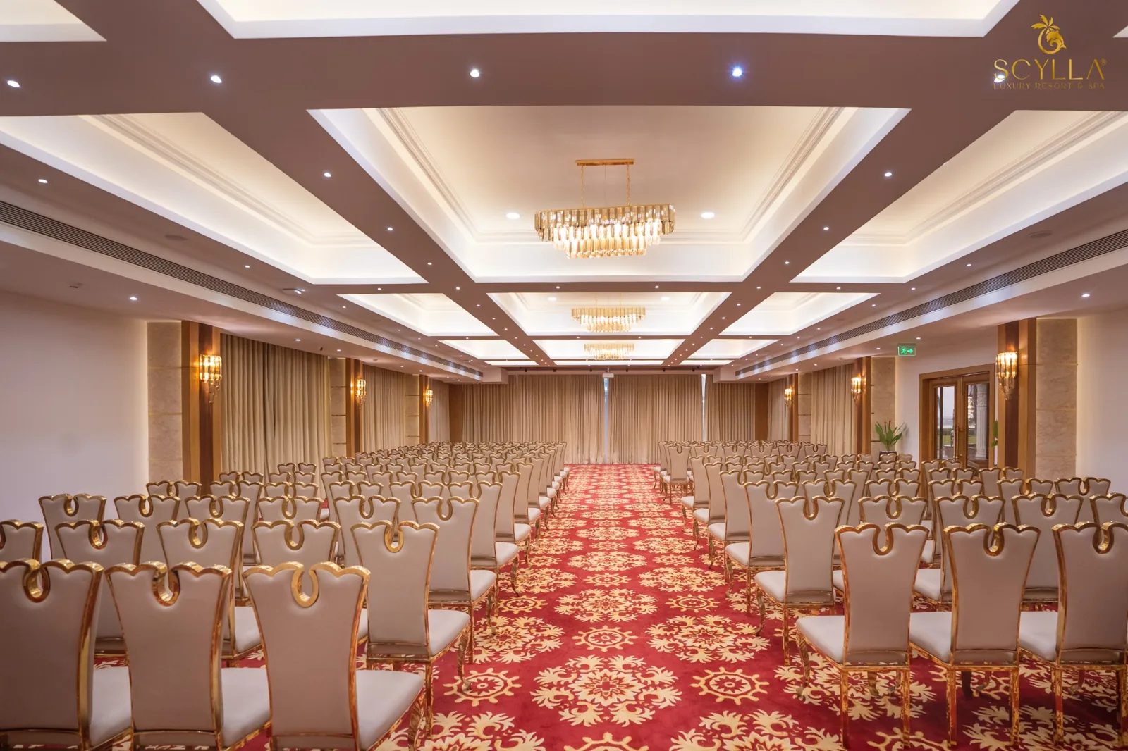 Elegant celebration venue at Scylla Luxury Resort and Spa near Mangalore